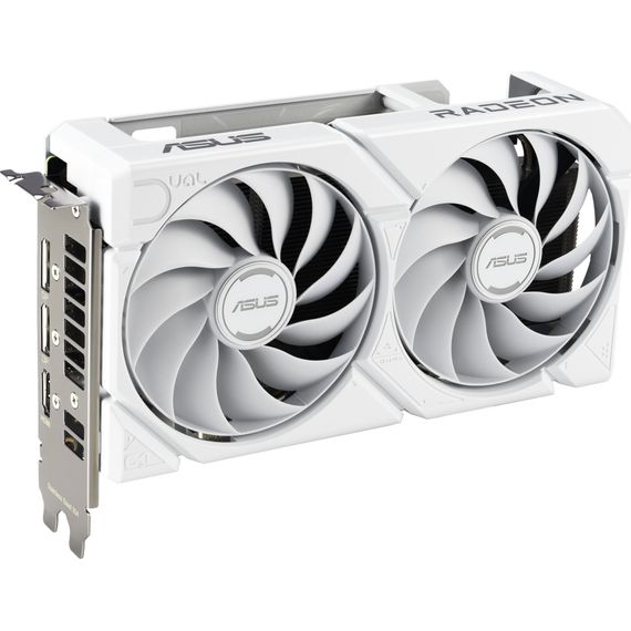 Відеокарта ASUS Radeon RX 9060 XT 16Gb DUAL WHITE OC (DUAL-RX9060XT-16G-WHITE) | Зображення 1