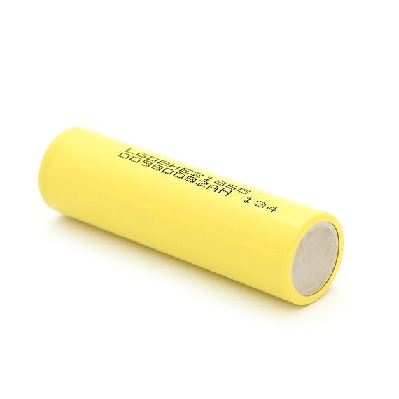 Акумулятор 18650 Li-Ion LG LGDBHE21865, 1600mAh, 20A, 4.2 / 3.6 / 2.5V,  Yellow, PVC BOX, 2 шт. в упаковці, ціна за 1 шт | Зображення 2