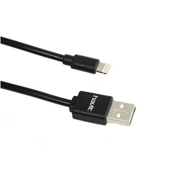 Кабель USB Lightning Havit HV-CB8501 2,0A 1м чорний | Зображення 1