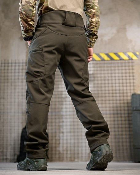 Тактичні штани софтшел DRAFT висока талія олива ВТ7616 | Зображення 5