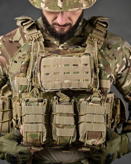 Плитоноска мультикам 4точки сброса Single Sword РН3873 | Зображення 3