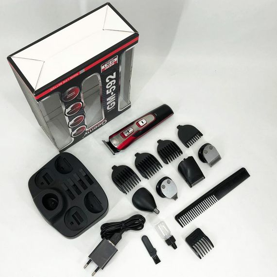 Электрическая машинка для стрижки GEMEI GM-592 | Бритва для бороды | Бритва триммер LA-689 для мужчин | Зображення 5