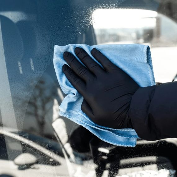 Рушник K2 Opti мікрофібра для очищення скляних та дзеркальних поверхонь 40 x 40 см (M430) | Зображення 4