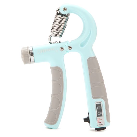Еспандер кистьовий Cornix 5-60 кг з регульованим навантаженням та лічильником XR-0266 Mint/Grey