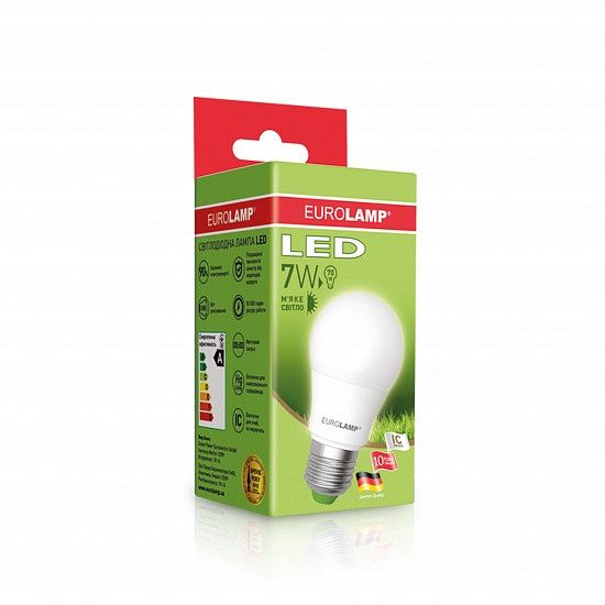 EUROLAMP LED Лампа EKO A50 7W(700Lm) E27 3000K | Зображення 1