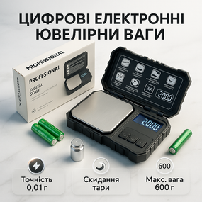 Цифровые ювелирные весы, Весы миллиграммовые карманные ювелирные для точного измерения DS-20