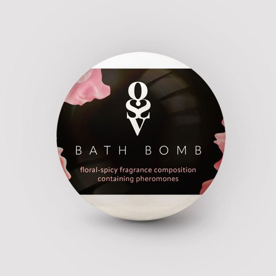 Бомбочка для ванны с феромонами Obsessive Bath bomb Floral - Spicy (100 г) | Зображення 1