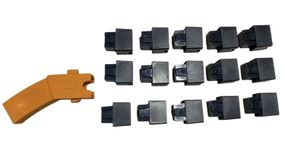 Самый Мощнейший Парализатор (шокер) Стреляющий электрошокер Ultra X Orange «Taser» + 15 Картриджей