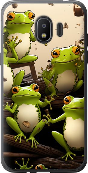Чехол на Samsung Galaxy J2 2018 Жабки "5656u-1351-17620"