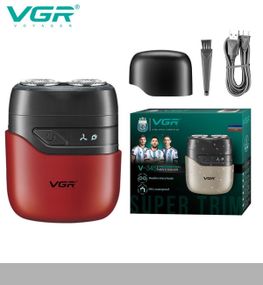 Електробритва VGR V-347 BLACK, роторна, водонепроникний корпус IPX7 (46261-V-347_354)