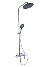 Душова система універсальна Qtap Slavonice Chrome з виливом QTSLA111CRM45904