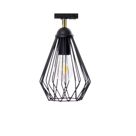 Трековий світильник стельовий Тrack Dribble T160 Чорний, Atmolight
