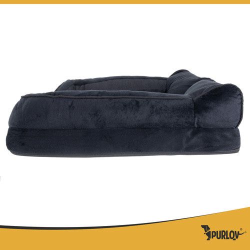 Ортопедичне ліжко Purlov S 65×55×18 см — поролон, знімний чохол, нековзне дно | Зображення 7