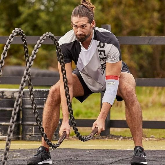 Фіксатор ліктя Reebok Speedwick Elbow Support сірий, червоний Уні S RRSU-14523 | Зображення 6