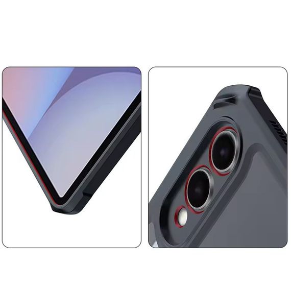 TPU+PC чохол Xundd Stand c посиленими кутами для Samsung Galaxy Tab S10+ / S9+ (12.4") Чорний | Зображення 3