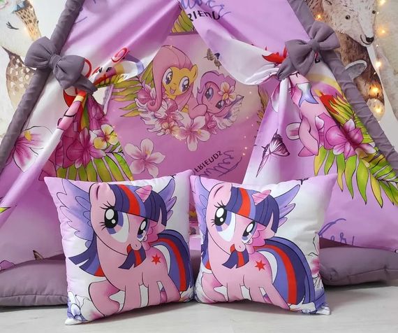 Дитячий вігвам намет будиночок для дівчаток БОН БОН My little pony 180 см | Зображення 2