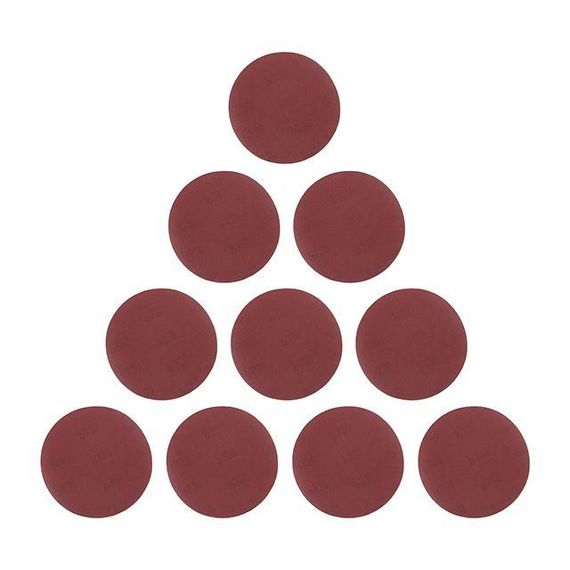 Круг наждачний самоклейний 125 мм, папір класу E, К320, 10 од. INTERTOOL BT-0567 | Зображення 3