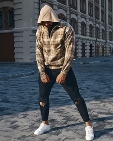 Куртка-сорочка бежевий S