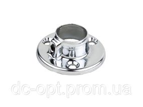 R-11M/16 фланець для рейлінга Хром ДС ОптимаЛайн