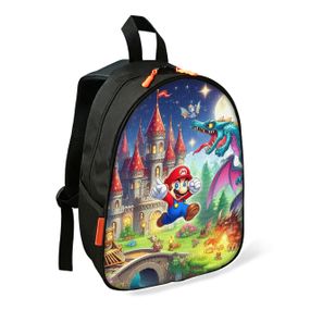 Рюкзак Супер Марио детский школьный/городской 34х27х13 см для мальчика (02464)