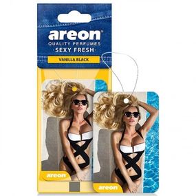 Освіжувач повітря AREON сухий листок Sexy Fresh Vanilla Black