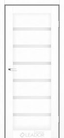 Двері міжкімнатні Leador Express GARDA Білий Льон