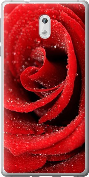 Чехол на Nokia 3 Красная роза "529u-818-17620"