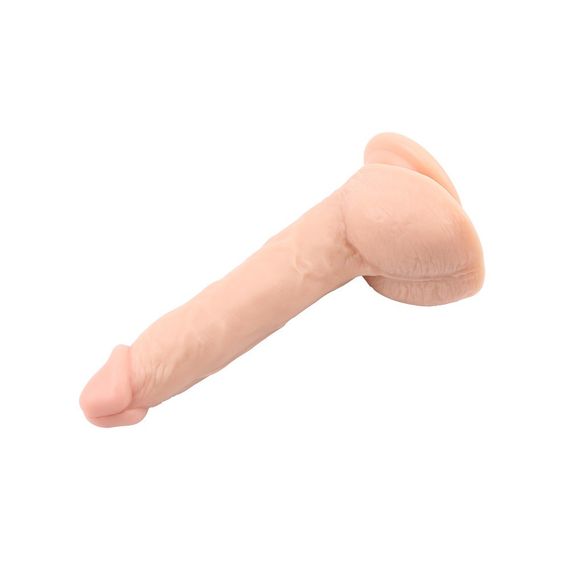 Фаллоимитатор реалистичный Chisa Ballsy Super Cock Lee Hani с мошонкой на присоске, телесный sexstyle | Зображення 5