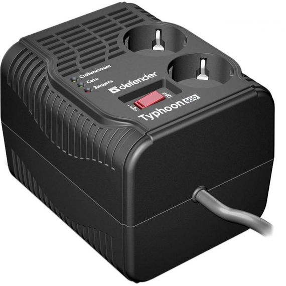Мережевий фільтр Defender AVR Typhoon 600 (99032) | Зображення 2