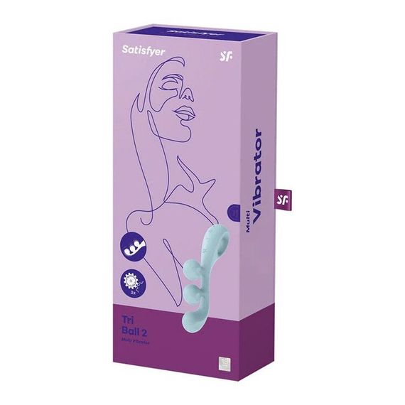 Універсальний вібратор Satisfyer Tri Ball 2, 3 мотори, гнеться | Зображення 6