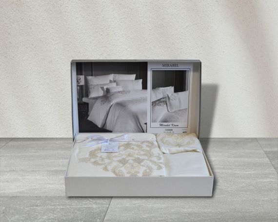 Постельное белье First Choice Moonlight V.I.P 200x220 Mirabel Krem | Зображення 1