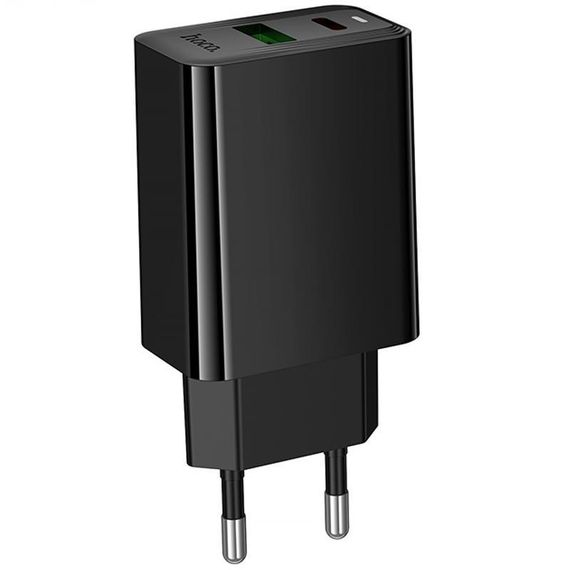 СЗУ Hoco CS94A Leader PD20W+QC3.0 (1USB-A/1C) Black | Зображення 4