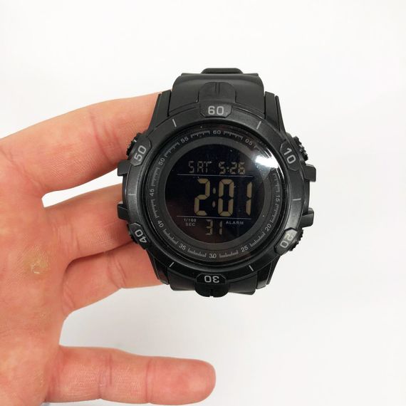 Годинник наручний чоловічий SKMEI 1475BK BLACK, військовий тактичний годинник. Колір: чорний | Зображення 9