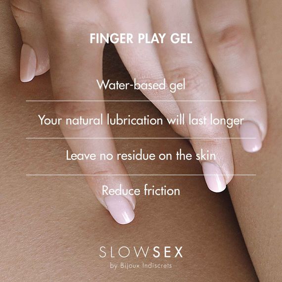 Гель-змазка для мастурбації Bijoux Indiscrets Slow Sex Finger play gel | Зображення 3