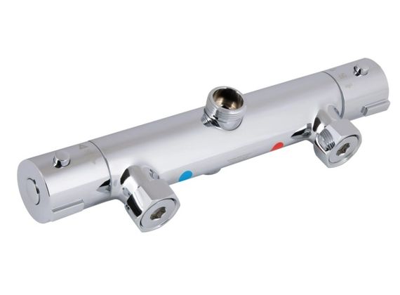 Душова система універсальна Qtap Sloup Chrome термостатична QTSL57103ONC | Зображення 1