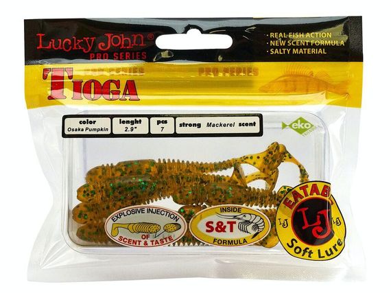 Виброхвост Lucky John Лаки Джон Tioga 2.9" PA19 7шт | Зображення 1