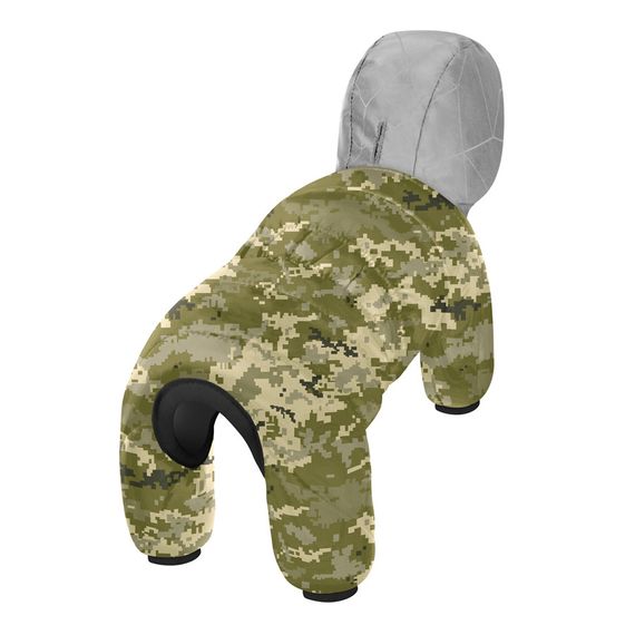 Комбінезон для собак WAUDOG Clothes, малюнок "Мілітарі", XS30, В 40-43 см, С 27-30 см