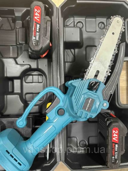 Мини пила  (24В​​​​​​​, 5,0 Ач)  Веткорез компактная и лёгка цепная пила аккумуляторная