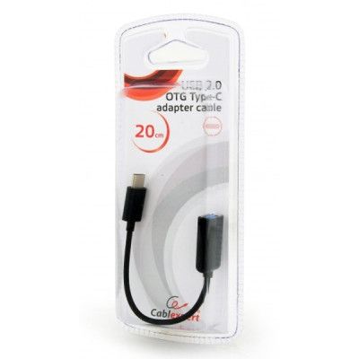 Дата кабель OTG USB 2.0 AF to Type-C 0.2m Cablexpert (AB-OTG-CMAF2-01) | Зображення 2