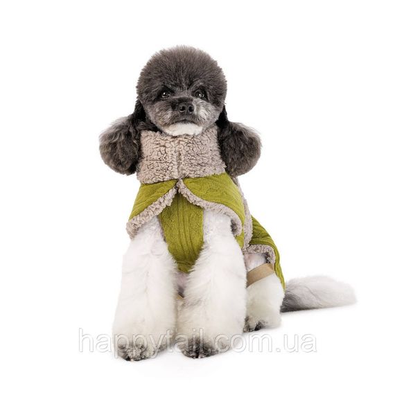 Попона для собак Gigi Pet Fashion, ХХS фісташковий, бежевий | Зображення 2