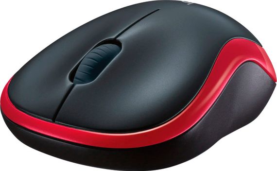 Мишка Logitech M185 бездротова, Red (new) | Зображення 3
