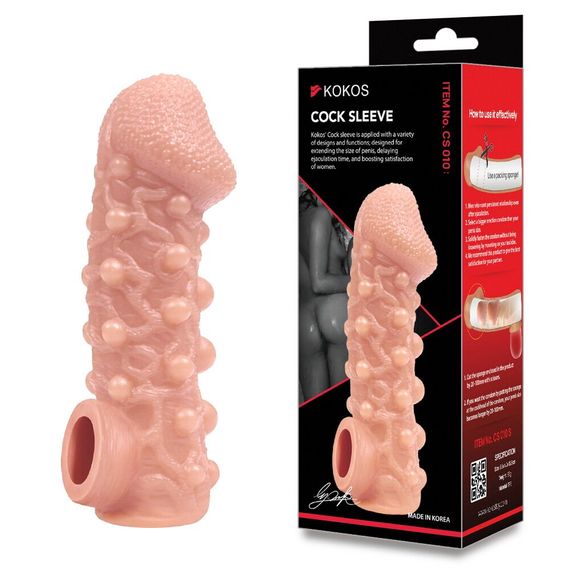 Насадка на член Kokos Cock Sleeve CS 010 M | Зображення 1