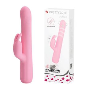 Вибратор с стимулятором клитора и ротацией "JULIAN" BI-014640-1 Sex Aura