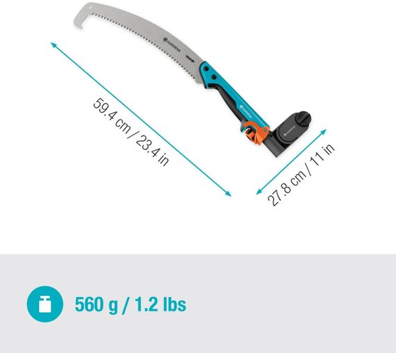 Пила садова штангова з гачком Gardena CombiSystem StarCut 12083-20 (34/59.4 см, 550 г) | Зображення 1