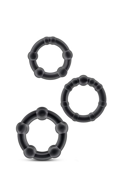 Набір ерекційних кілець STAY hard BLACK
