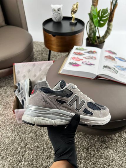 Кросівки чоловічі 990 Grey White Reflective , В'єтнам 45 28 | Зображення 7