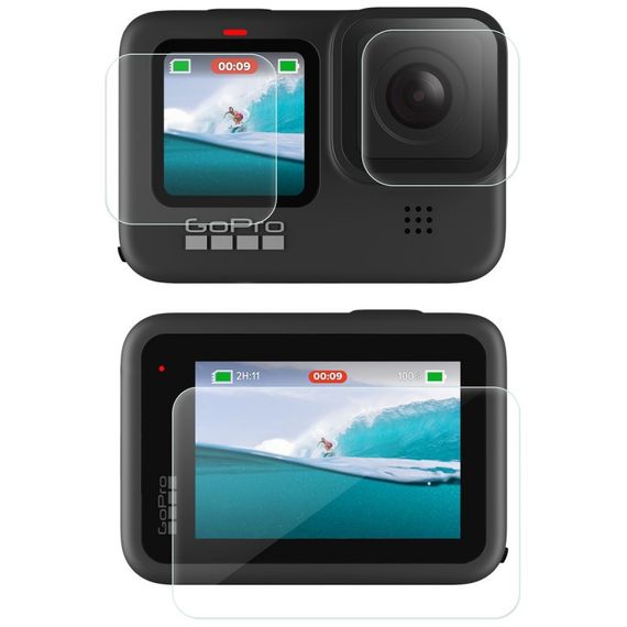 Защитное стекло на экран и объектив GoPro HERO 9 10 11 12 (034512) | Зображення 1