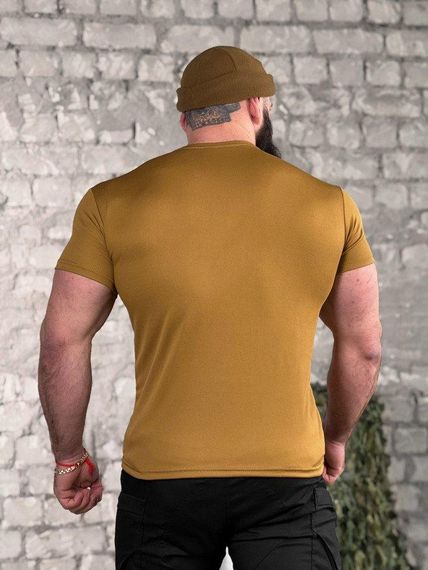 Тактична футболка, що відводить піт SABUR ЗСУ кайот ВТ5084 | Зображення 2