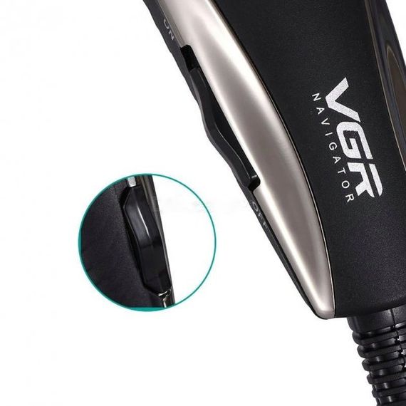 Професійна машинка для стрижки волосся від мережі VGR V-033 USB Pro, 9 Вт з насадками 3-12 мм і ножицями в комплекті | Зображення 3