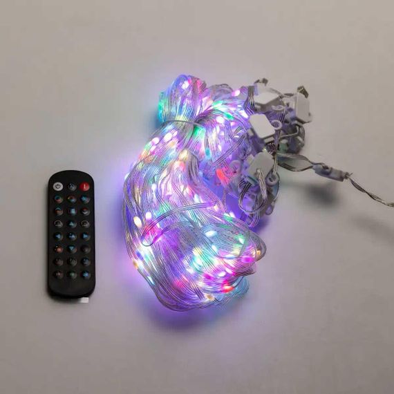 Розумна гірлянда Smart штора 200 LED 3*2 м з керуванням зі смартфона, мультиколор W005SH | Зображення 5